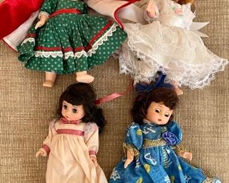 440 Lot of 4 Madame Alexander Dolls