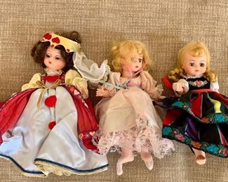 $30 Lot of 3 Madame Alexander Dolls