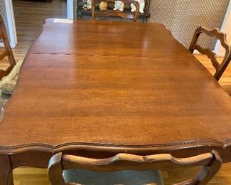 Dining table for chairs $85
