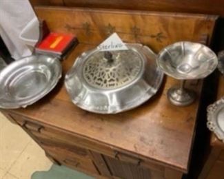 Sterling on washstand