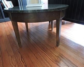 Table marble top round coffee table
