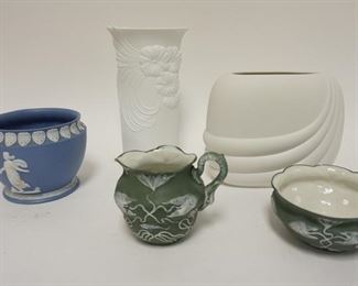 1013	LOT OF JASPERWARE, ROSENTHAL, AND KAISER GERMANY
