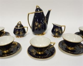 1014	BAVARIAN DEMITASSE SET ECHT KOBALT
