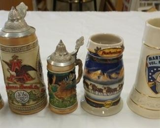 1082	LOT OF COLLECTIBLE STEINS
