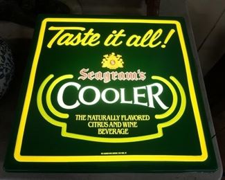1100	SEAGRAMS BACK LIT SIGN
