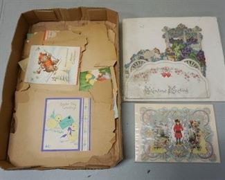 1122	LOT OF DIE CUTS & GREETING CARDS
