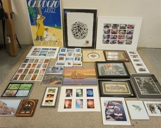 1157	LARGE LOT OF ARTWORK & FRAMES
