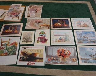 1174	LARGE LOT OF UNFRAMED ARTWORK-INCLUDES DUPLICATES

