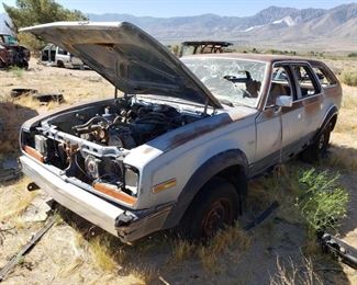 942: 	

1982 AMC Eagle 4x4
Year: 1982
Make: AMC
Model: Eagle
Vehicle Type: Passenger Car
Mileage: 139,931
Plate:
Body Type: 4 Door Wagon
Trim Level: Base
Drive Line: 4WD
Engine Type: L6, 4.2L
Fuel Type: Gasoline
Horsepower:
Transmission: Automatic
VIN #: 2CCCK3853CB707030
