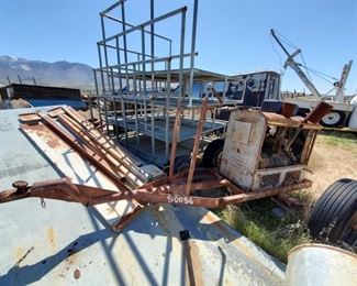 50056	: 

Generator Trailer
Generator Trailer, 2" Ball
Sold on bill of sale from estate only