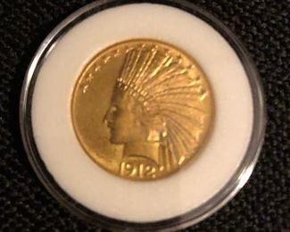 1912 $10 Gold Coin