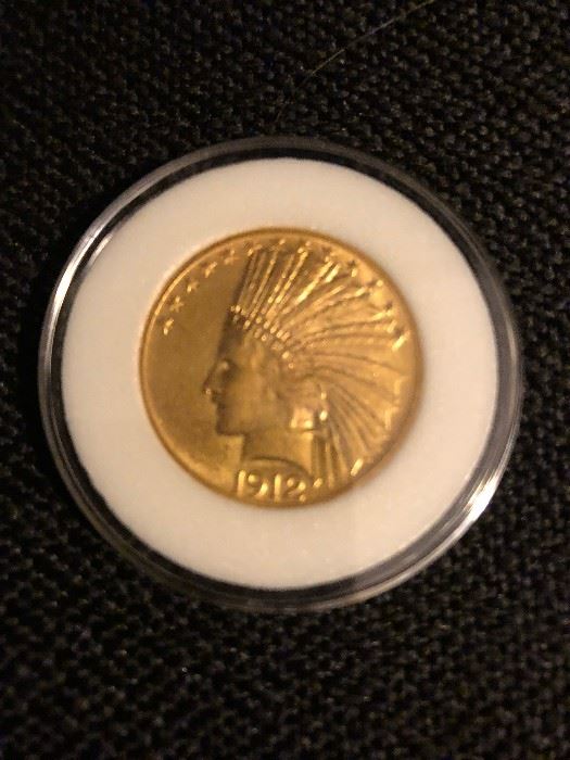 1912 $10 Gold Coin