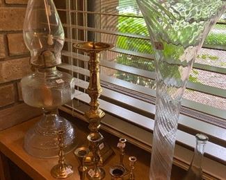 Brass and glass!