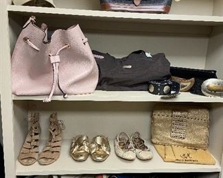 Belts, handbags.