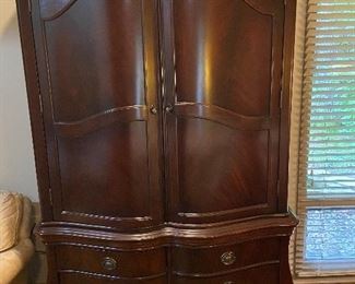 Also matching armoire! Great storage and holds a big TV.