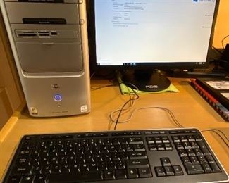Complete PC set up with clean hard drive, and Windows 10.