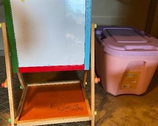 Kid's easel.