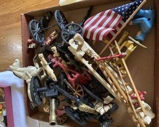 Vintage Cast Iron Toys, selling altogether