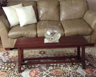 Craftsman Coffee Table, 17.5h 12d 42w,   Sturdy with minimal marks.