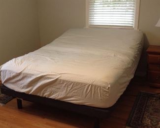 Serta iSeries Adjustable Bed Base $900.  Queen size.   Base measures 13.5" from floor, top of mattress 26" from floor.  Mechanism works well, remote included.   Mattress and foundation sold separately, $300