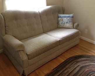 La Z Boy Sleeper Sofa,  $400 obo   37.5h 34.5d 71w 18 seat height