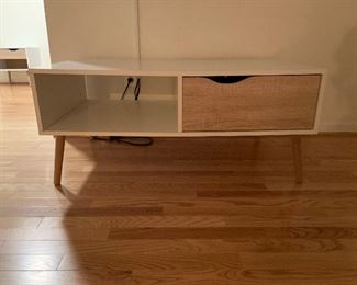 Modern Coffee Table Double sided drawer 39w 23.5d 17h 