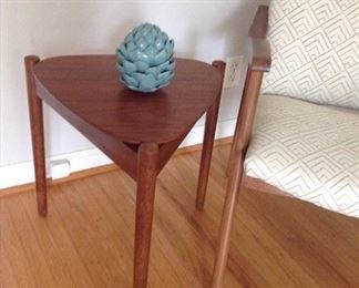 West Elm Guitar Pick Table Mid Century Modern Side Table