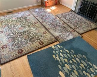 Fishy wool rug, $50  other are Pottery barn, see other pics for prices
