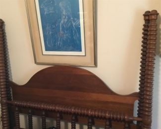 $240 Full size antique bed 