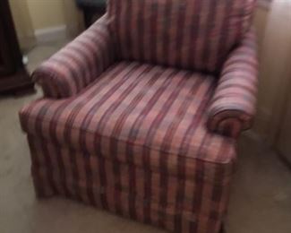 $200 One of two Swivel club chair PEARSON - 34”w x 34” d 