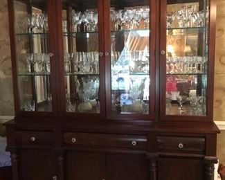 $895 Thomasville china cabinet Collection "Country Lane back roads" 69”l x 88”h x 22”d 