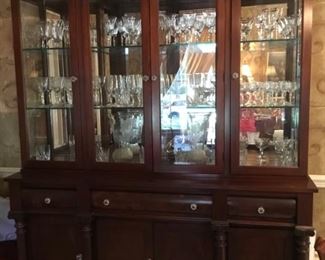 $895 Thomasville china cabinet Collection "Country Lane back roads" 69”l x 88”h x 22”d