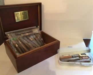 $75 cigar humidor with all cigars
