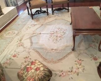 $450 Audubon Style rug 14.9’ x 9.9’ 