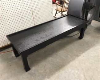 Bench $48 or coffee table black 