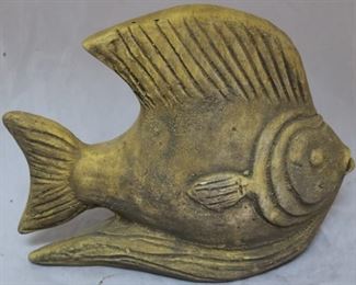 Lot# 26 - Pottery Fish Statue