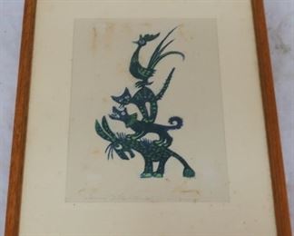 Lot# 71 - Signed Etching