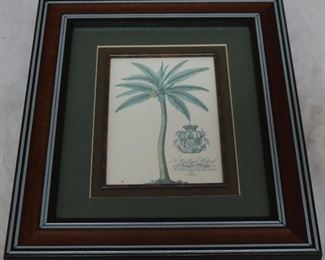 Lot# 83 - Palm Tree Framed Print