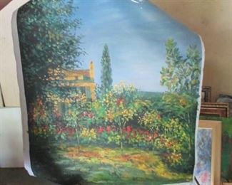 Many Listed Art Oils, Lithographs & More  (Much More Not Shown)

