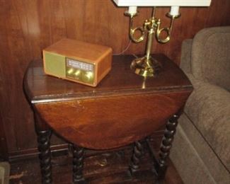 Antique Barley Twist Drop Leaf Tables

