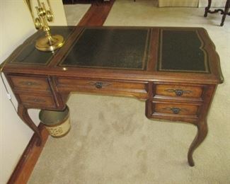 Sligh Leather Top Writing/Laptop Desk