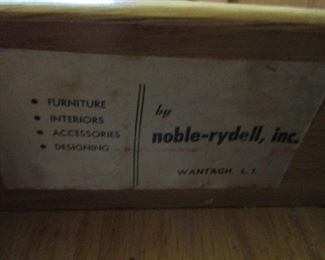 Noble-Rydell, Inc. Mid-Century Modern Dining Room Suite