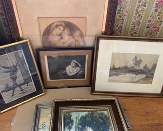  Listed Art Oils, Lithographs & More  (Much More Not Shown)