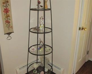 Classy Four Tier Glass Shelf Display