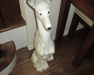 Greyhound Ceramic Dog