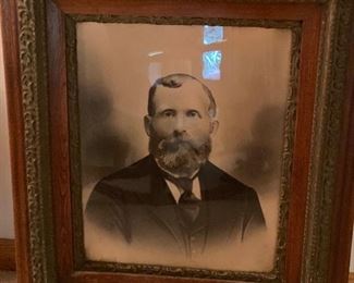 Antique framed photos