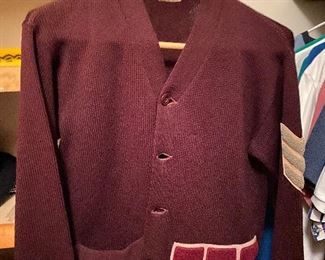 Vintage letter sweater