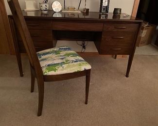 Mid Century walnut desk. Mint condition