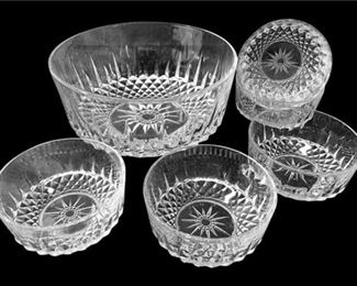 3. Arcoroc France Diamond Cut, Clear, 6 pc Salad Set