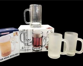 10. Beer Mug Lot, 7pcs